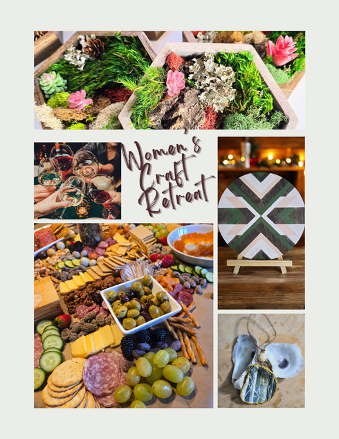 All Inclusive Women's Craft and Relaxation Retreat: April 11-13, 2025, Casco, Maine