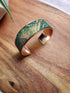 Cork Rose Gold Thick Cuff Bracelet