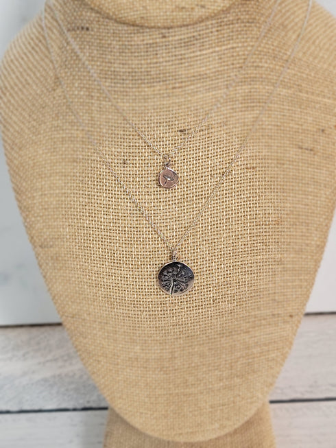 Dandelion Sterling Silver Necklace