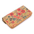 Bright Pink Floral Cork Women's Zipper Wallet