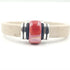 White Cork Red Porcelain Bracelet