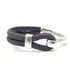 Black Cork Side Hook Bracelet