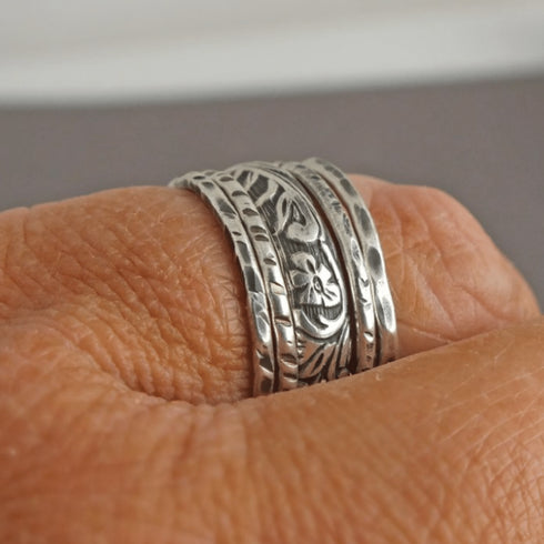 Sterling Silver Stacking Ring Set