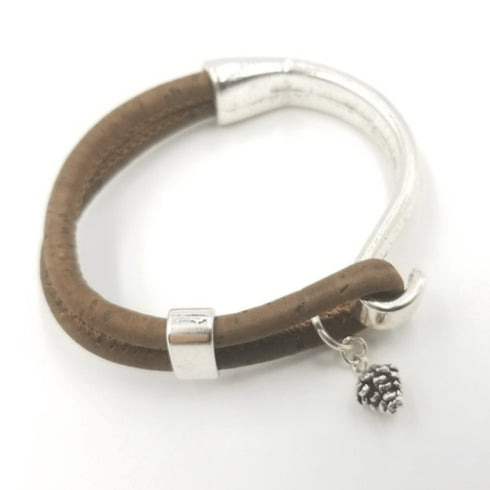 Pinecone Cork Bracelet