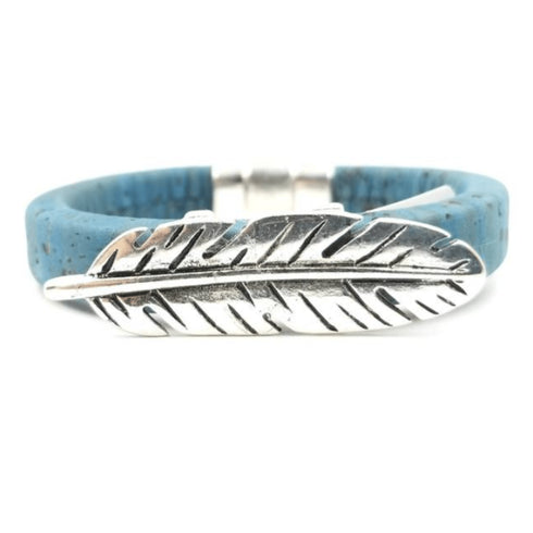 Cork Feather Bracelet