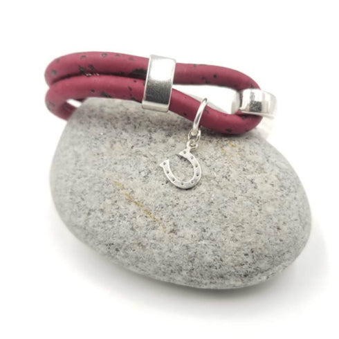 Horseshoe Cork Bracelet