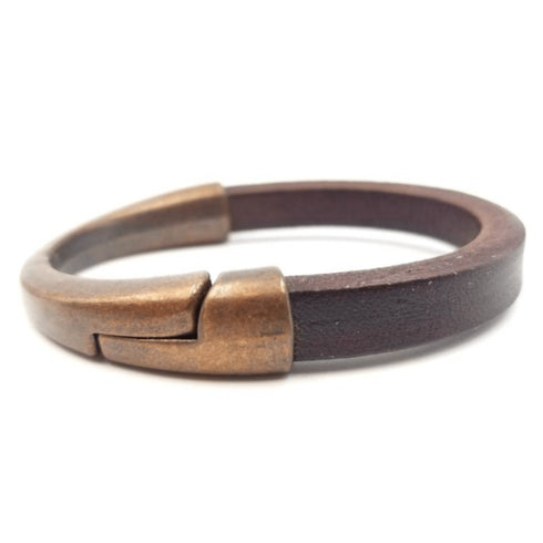 Brown Cork Copper Cuff