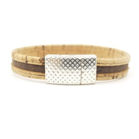 Two Color Cork Bracelet