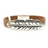 Feather Cork Charm Magnetic Bracelet
