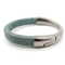 Blue Cork Gunmetal Cuff Bracelet