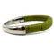 Sage Cork Gunmetal Cuff Bracelet