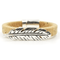 Tan Cork Feather Bracelet