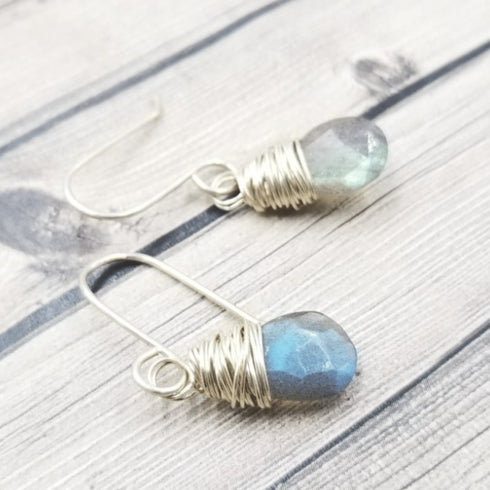 Labradorite Earrings