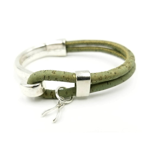 Wishbone Cork Bracelet