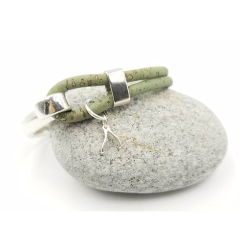 Wishbone Cork Bracelet