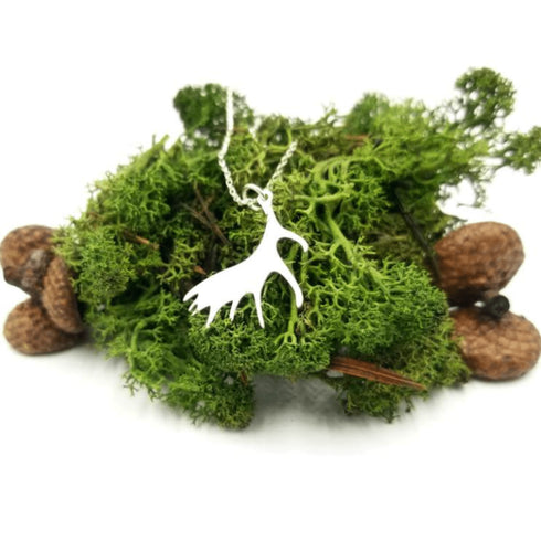 Moose Antler Necklace