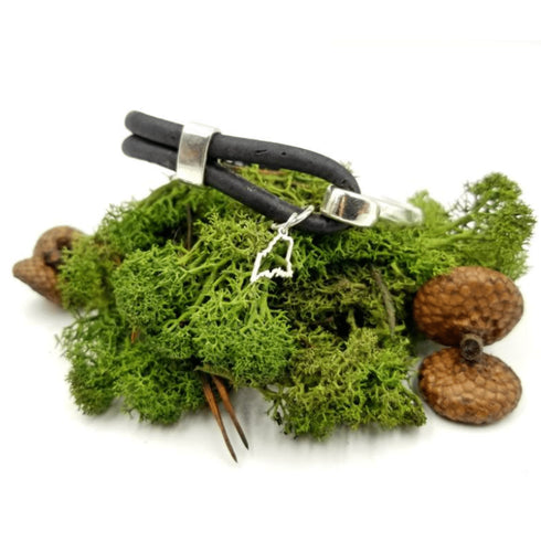 Maine Outline Cork Bracelet