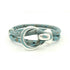 Blue Cork Silver Open Hook Bracelet