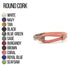 Pick Your Color-Cork Silver Hook Bracelet