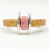 Tan Cork Pink Porcelain Bracelet