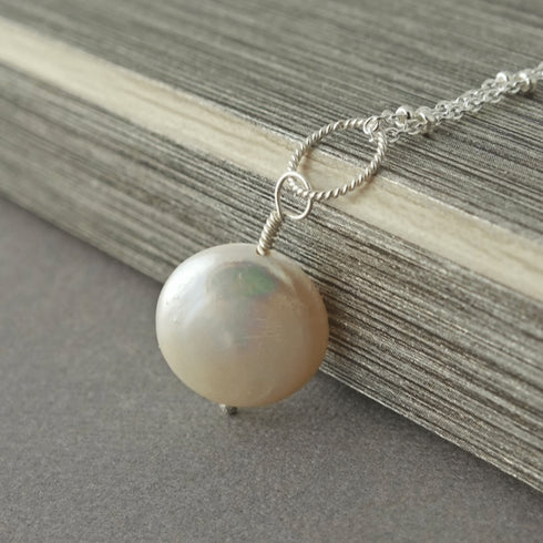 Coin Pearl Necklace