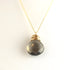 Gold Smoky Quartz Necklace