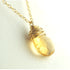 Gold Citrine Necklace