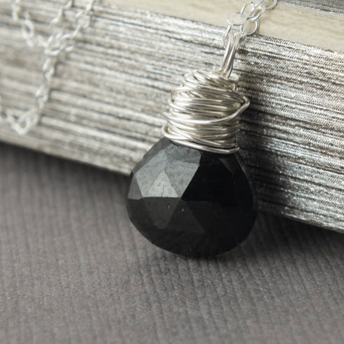 Black Spinel Necklace