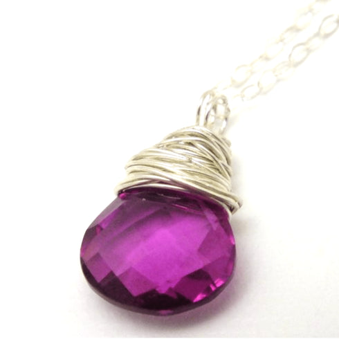 Pink Quartz Necklace