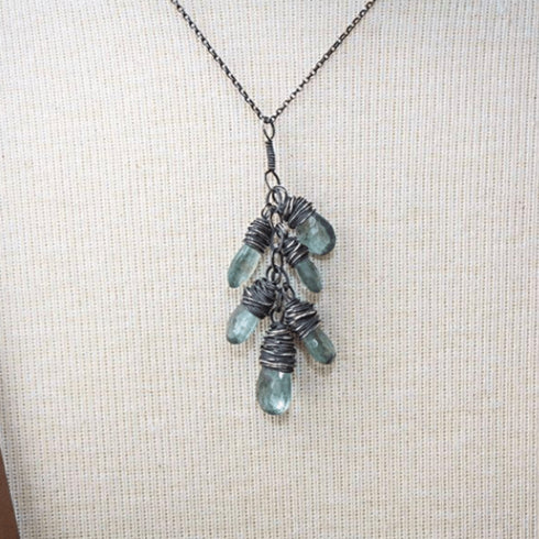 Moss Aquamarine Necklace