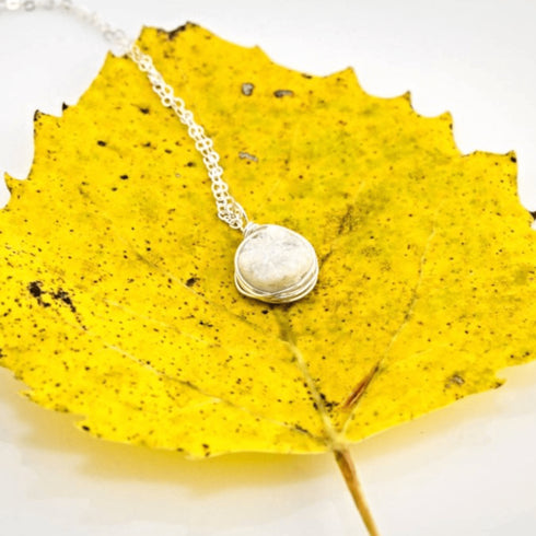 Wrapped Druzy Necklace