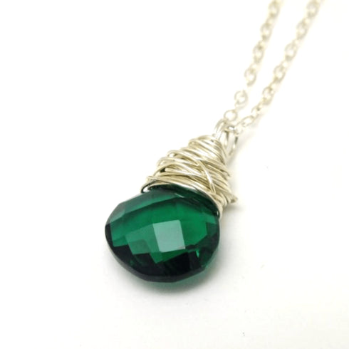 Teal Quartz Necklace