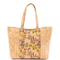 Purple Floral Cork Large Tote