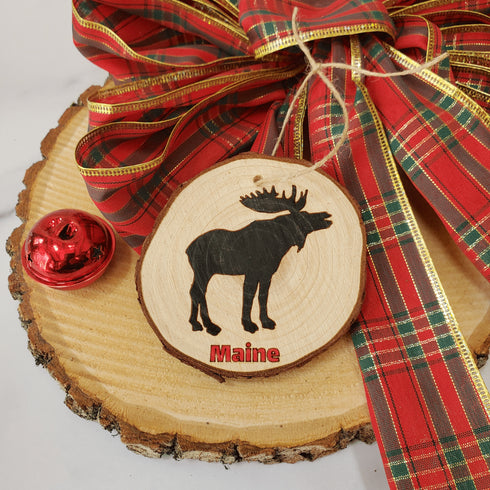 Maine Moose Ornament
