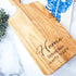 Custom Home Coordinates Charcuterie Wood Cutting Board
