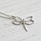Dragonfly Pendant .925 Necklace