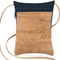 Navy & Tan Cork Messenger Bag