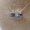 Fluorite Bar .925 Necklace