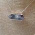 Fluorite Bar .925 Necklace