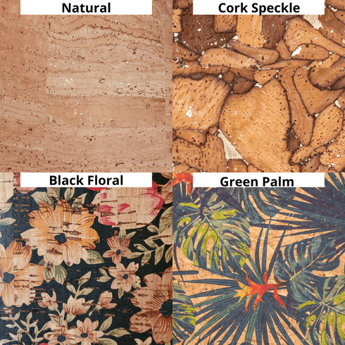 Cork Silver Thick Cuff Bracelet