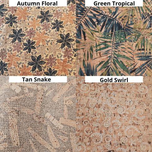 Cork Rose Gold Thick Cuff Bracelet