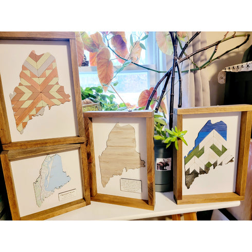 Maine Quilt Sign DIY Kit, Everything Included to Finish!