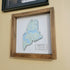 Maine Map Sign, Custom State Map Sign, Custom Map Sign
