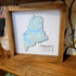 Maine Map Sign, Custom State Map Sign, Custom Map Sign