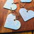 Custom Heart Map Ornaments, Personalized Map Keepsake