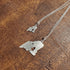 Original Maine Flag Pendant Sterling Necklace