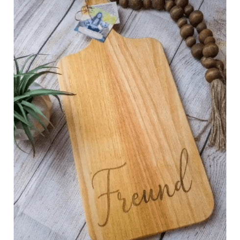 Custom Family Name Charcuterie Wood Cutting Board