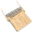 Navy Cork Flap Crossbody Bag