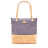 Charcoal & Tan Cork Tote