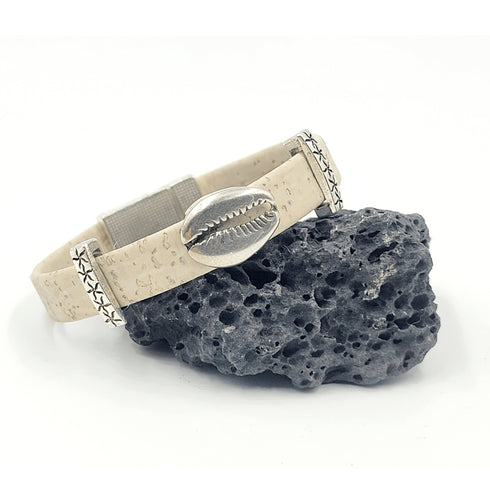 Shell Charm Cork Magnetic Bracelet